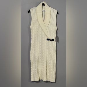 Calvin Klein Sleeveless Sweater Dress